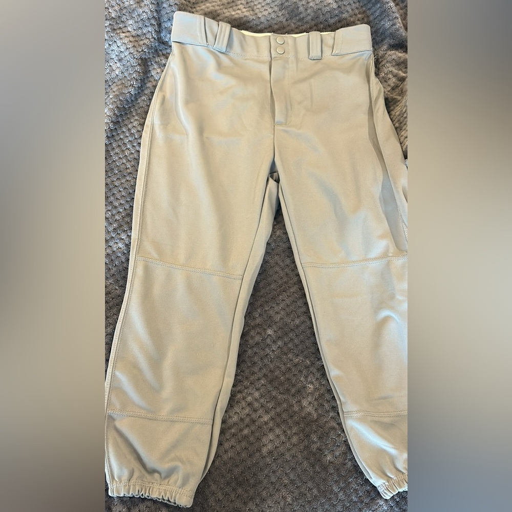 GC Boys Grey Short Baseball Pants 2XL
